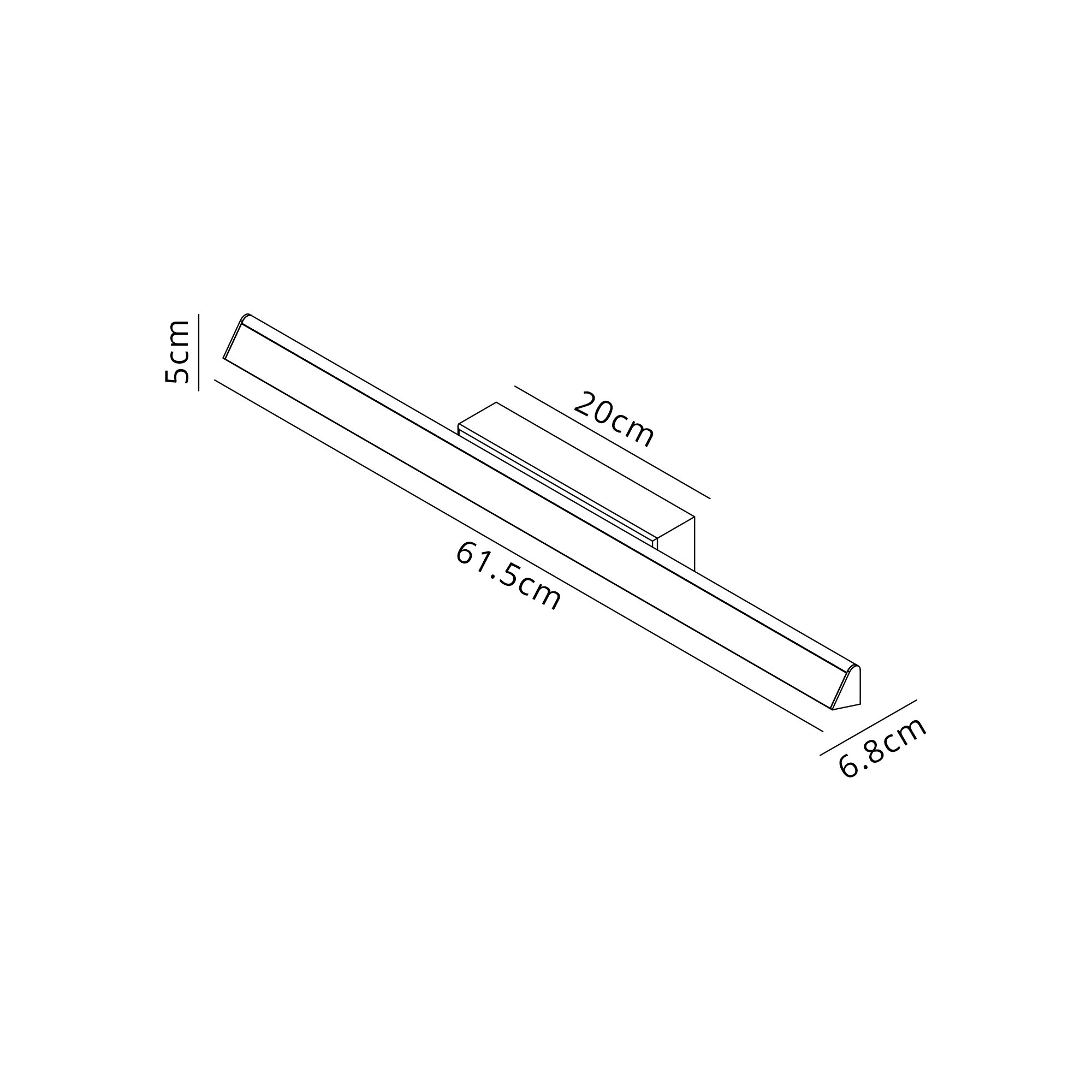 Lineal Ceiling Lights Mantra Semi Flush Fittings